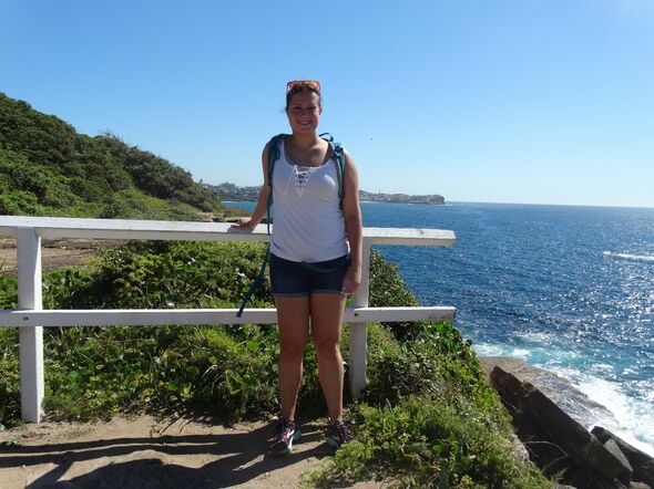 Nathalie tijdens de Cogee to Bondi walk. Foto | Privé-archief Nathalie van de Laar