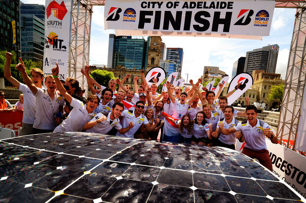 Derde wereldtitel kan Solar Team Eindhoven niet meer ontgaan