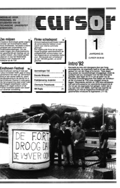 Voorzijde van magazine: Cursor 1 - 28 augustus 1992