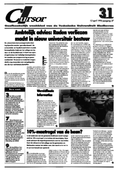 Voorzijde van magazine: Cursor 31 - 13 april 1995