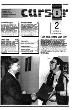 Voorzijde van magazine: Cursor 2 - 4 september 1992