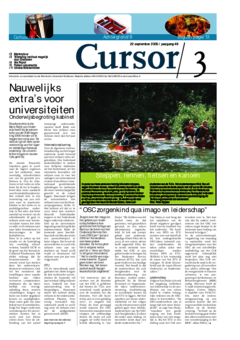 Voorzijde van magazine: Cursor 03 - 22 september 2005