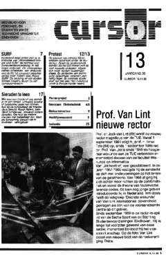 Voorzijde van magazine: Cursor 13 - 16 november 1990