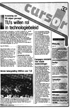 Voorzijde van magazine: Cursor 32 - 24 april 1987