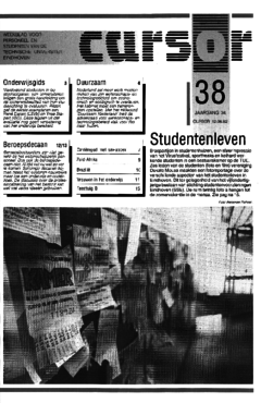 Voorzijde van magazine: Cursor 38 - 12 juni 1992