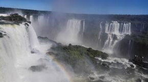 De watervallen van Iguaçu. De watervallen van Iguaçu.