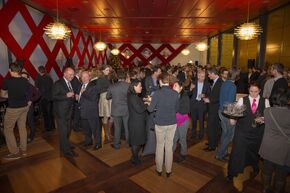 Nieuwjaarsreceptie in Senaatszaal. Foto | Vincent van den Hoogen Nieuwjaarsreceptie in Senaatszaal. Foto | Vincent van den Hoogen