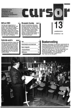 Voorzijde van magazine: Cursor 13 - 20 november 1992