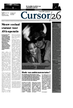 Voorzijde van magazine: Cursor 26 - 9 maart 2000