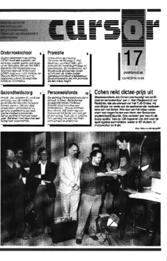Voorzijde van magazine: Cursor 17 - 16 december 1993