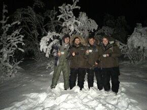 Lapland, Rick is on the right.