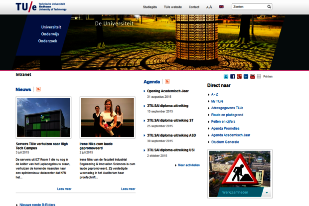 Intranet in a new look