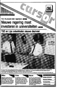 Voorzijde van magazine: Cursor 36 - 26 mei 1989