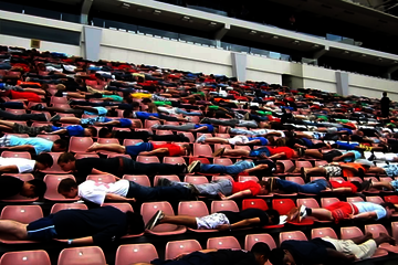 Record planking TU Eindhoven.