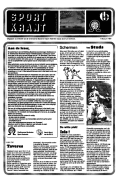 Voorzijde van magazine: Sportkrant - 4 februari 1977