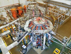 De NSTX-U tokamak.