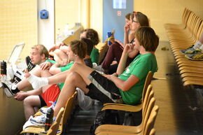 ONCS, Twente op de tribune. Foto | Jolanda Theeuwen