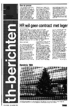 Voorzijde van magazine: TH berichten 18 - 22 december 1983