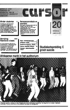 Voorzijde van magazine: Cursor 20 - 19 januari 1990