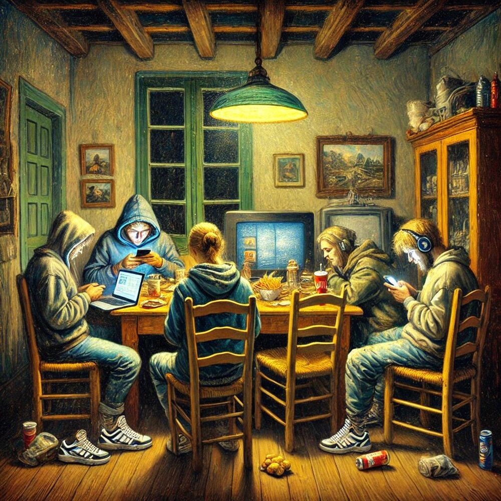 The enviable biorhythms of the potato eaters