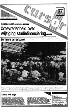 Voorzijde van magazine: Cursor 37 - 3 juni 1988