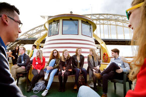 A boat trip over the river Waal. Photos | Bart van Overbeeke