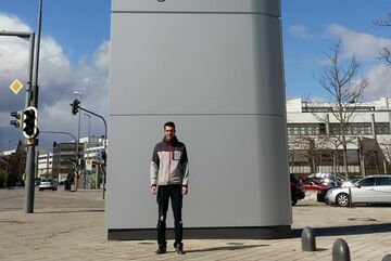 Tom Bruls bij Audi Ingolstadt.