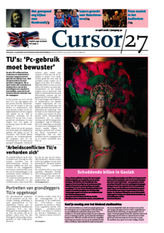 Voorzijde van magazine: Cursor 27 - 10 april 2008