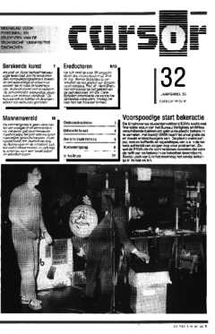 Voorzijde van magazine: Cursor 32 - 26 april 1991