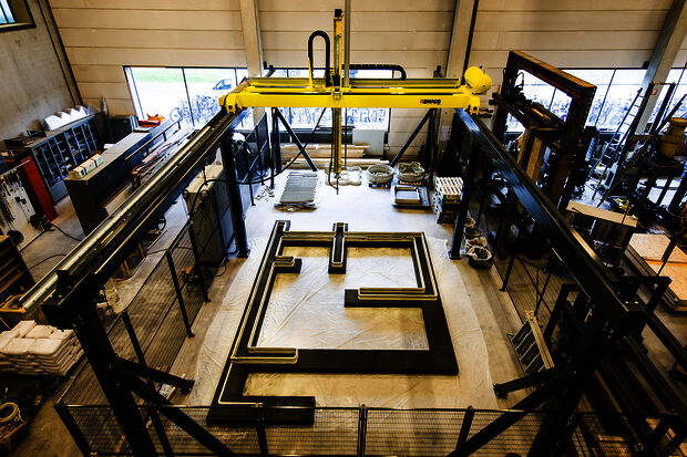 Concrete printing with precision
