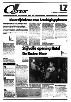 Voorzijde van magazine: Cursor 17 - 8 december 1994