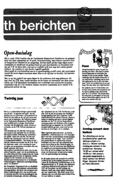 Voorzijde van magazine: TH berichten extra editie - 30 april 1976