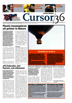Voorzijde van magazine: Cursor 36 - 2 juli 2009 