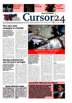 Voorzijde van magazine: Cursor 24 - 19 maart 2009