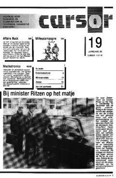 Voorzijde van magazine: Cursor 19 - 11 januari 1991