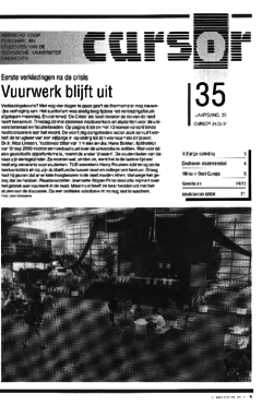 Voorzijde van magazine: Cursor 35 - 24 mei 1991