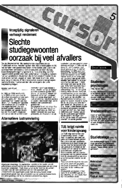 Voorzijde van magazine: Cursor 5 - 19 september 1986