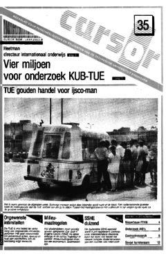 Voorzijde van magazine: Cursor 35 - 19 mei 1989