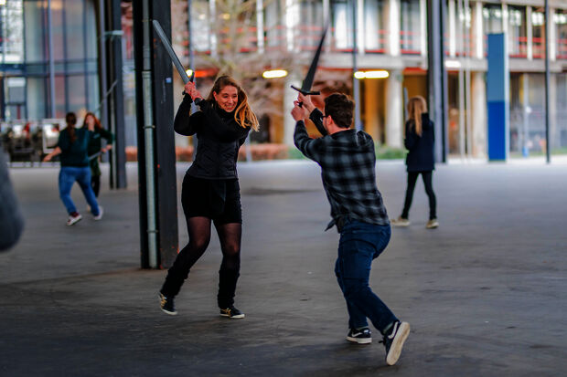 Cursor goes course-hopping | Swordfighting