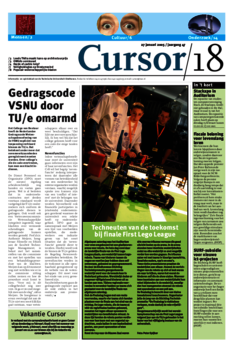 Voorzijde van magazine: Cursor 18 - 27 januari 2005