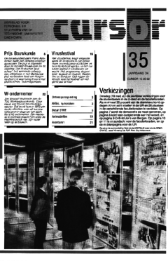 Voorzijde van magazine: Cursor 35 - 15 mei 1992