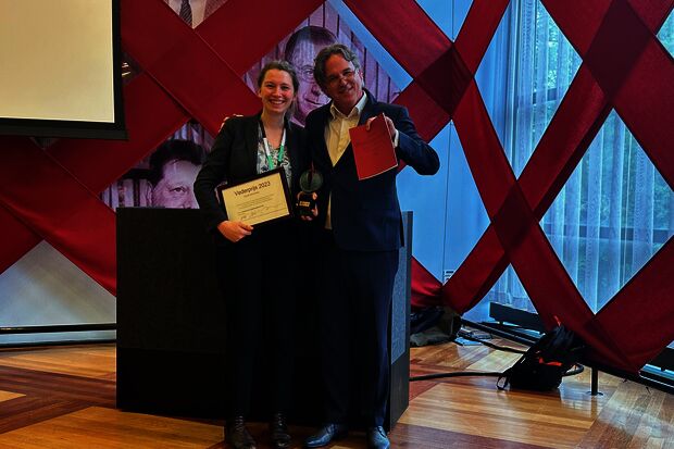 Veder Prize for radio scientist Anouk Hubrechsen