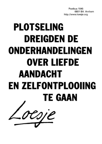 manifest ruimte studenten voor zelfontplooiing