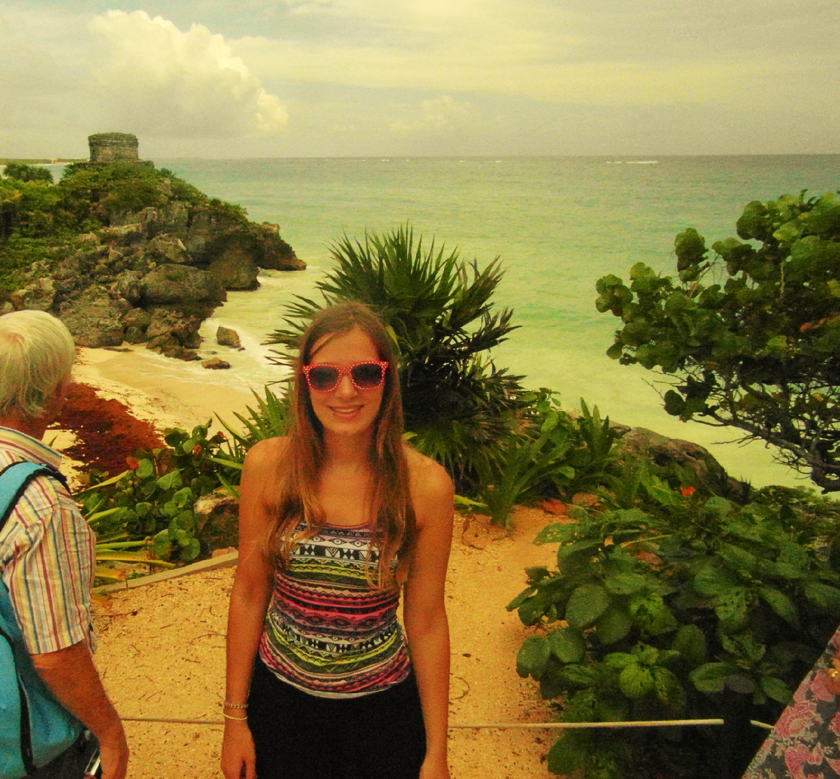 Milou Derks in Mexico.